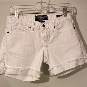 Lucky Brand Women’s Abby Frayed Cuff Shorts